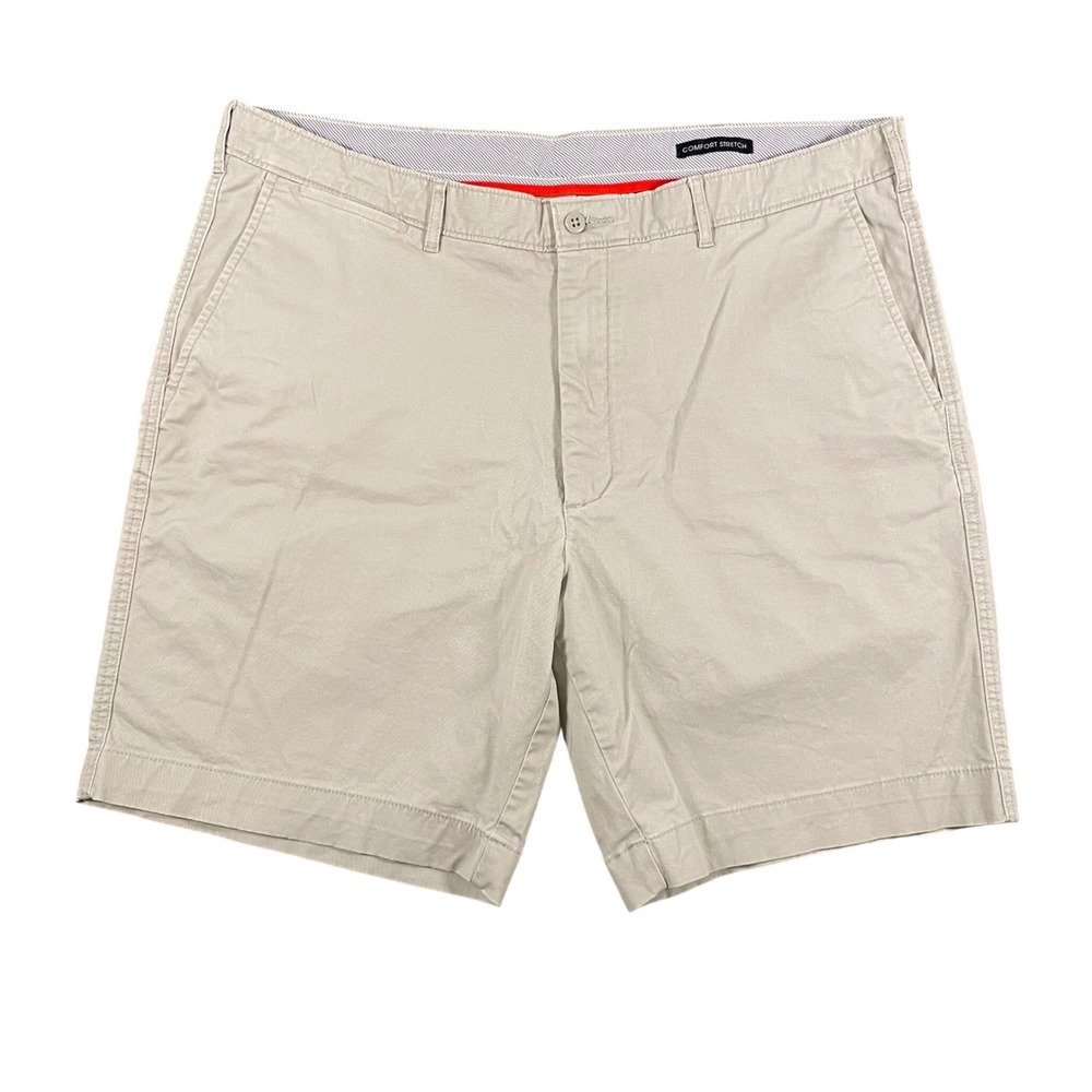 Cremieux Madison Chino Shorts Men's Size‎ 40 Tan Comfort Stretch Preppy Golf